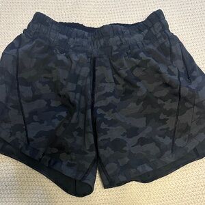 Lululemon Camouflage High Rise Shorts